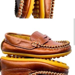 Elephantito Toddler Boys Loafers•Genuine Leather•Size 6•Preowned Like New•